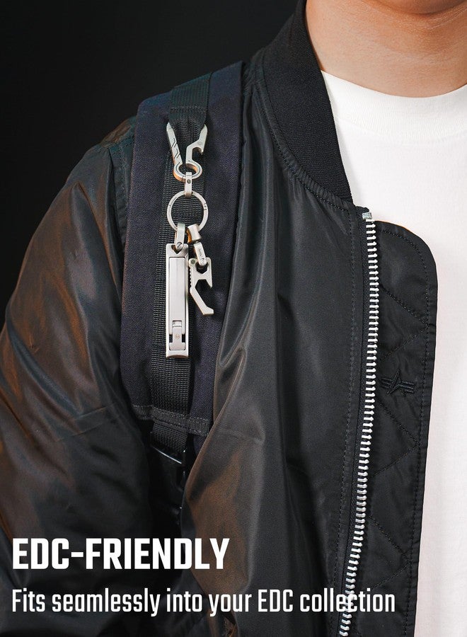 KeyUnity مقص أظافر KeyUnity KN02، قابل للطي، مصنوع من الفولاذ المقاوم للصدأ، مناسب للسفر والاستخدام اليومي. - Image 3